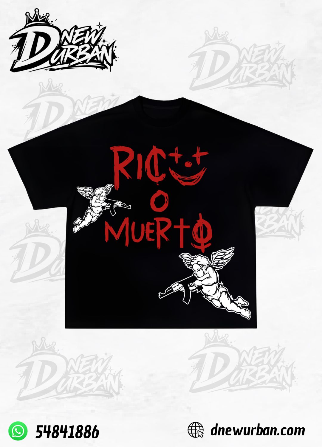 Playera Rico o Muerto