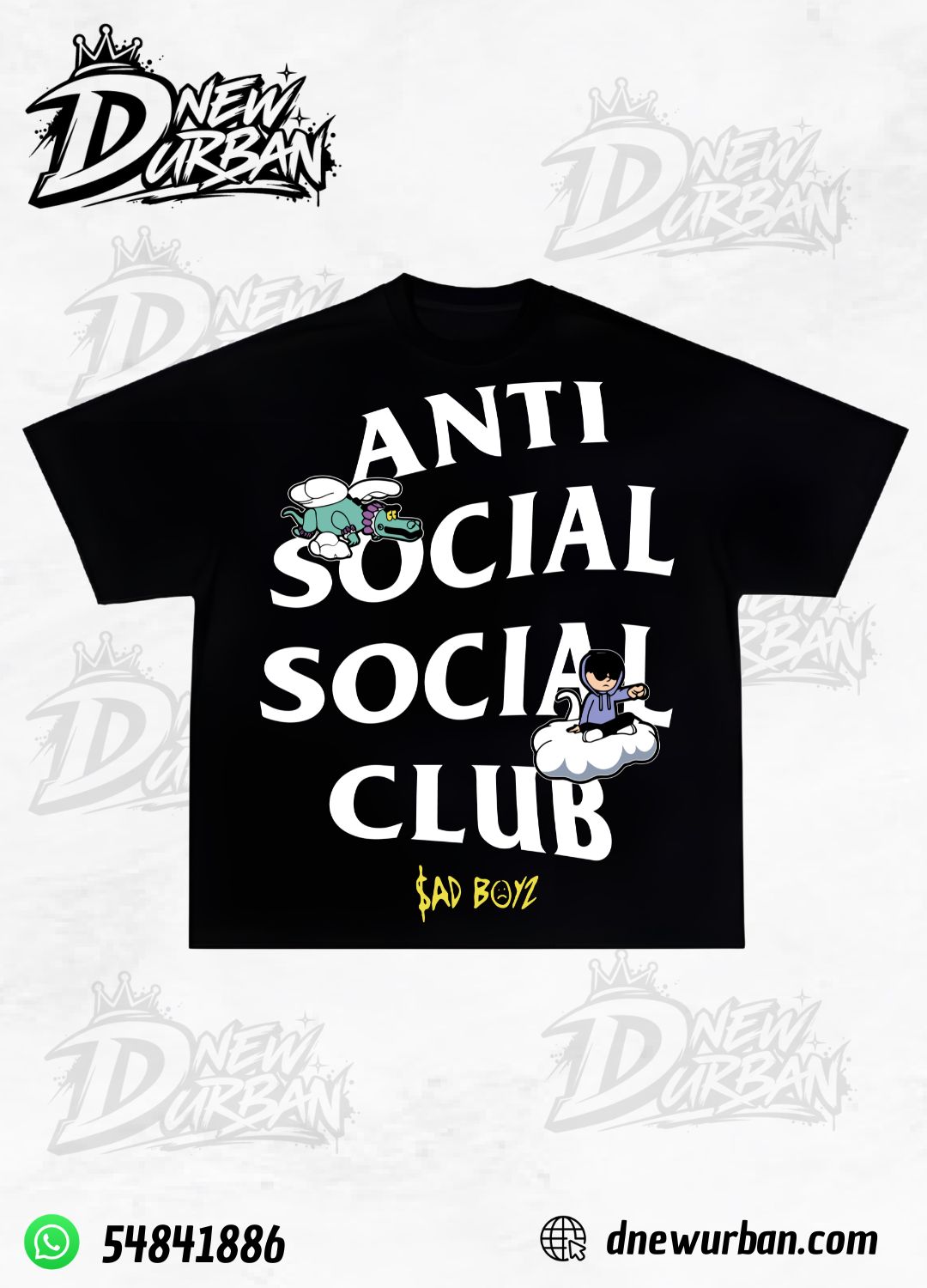 Playera Antisocial Club Junior H