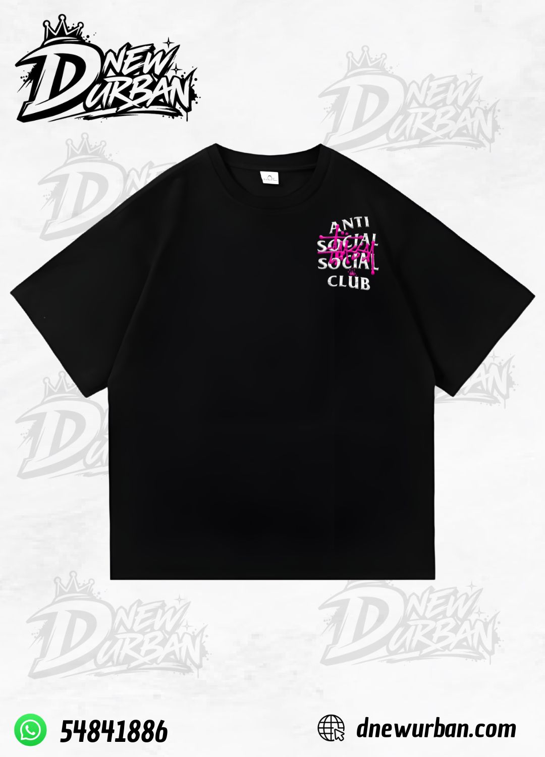 Playera Antisocial Club Diseño 3