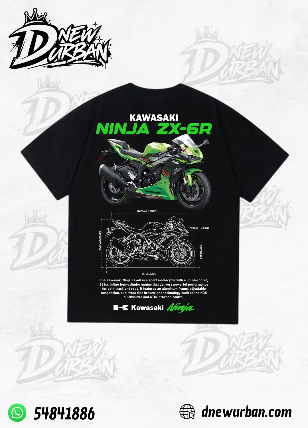 Playera Kawasaki Ninja ZX-6R