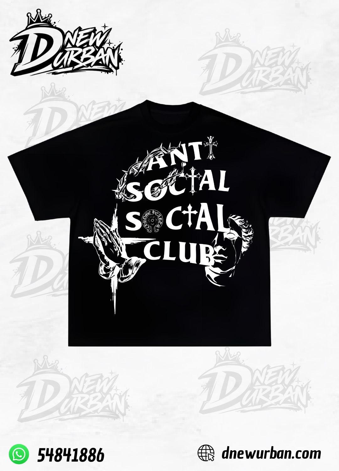 Playera Antisocial Club Diseño 6