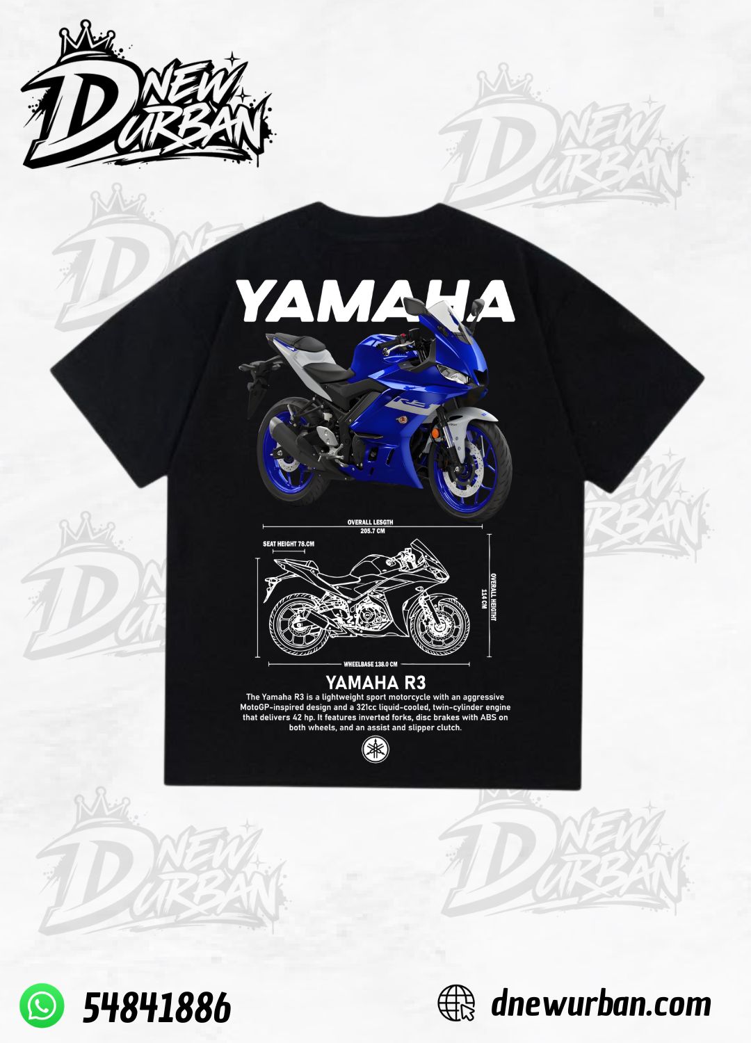 Playera Yamaha R3