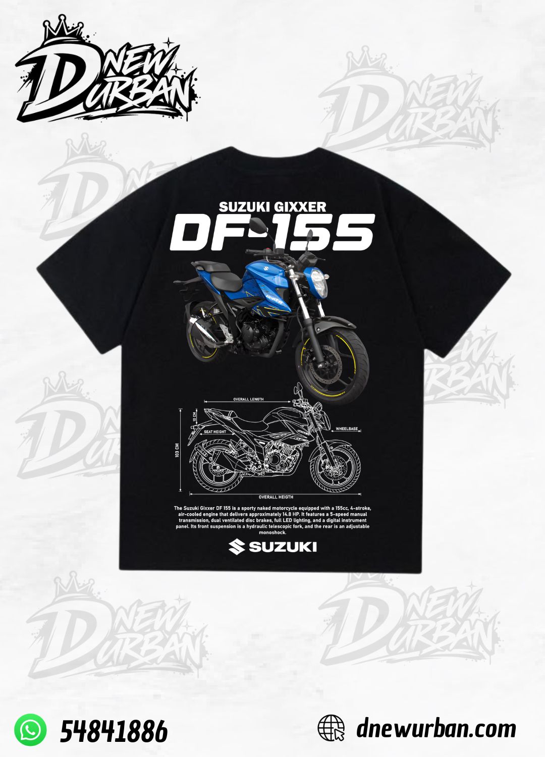 Playera Suzuki Gixxer DF-155