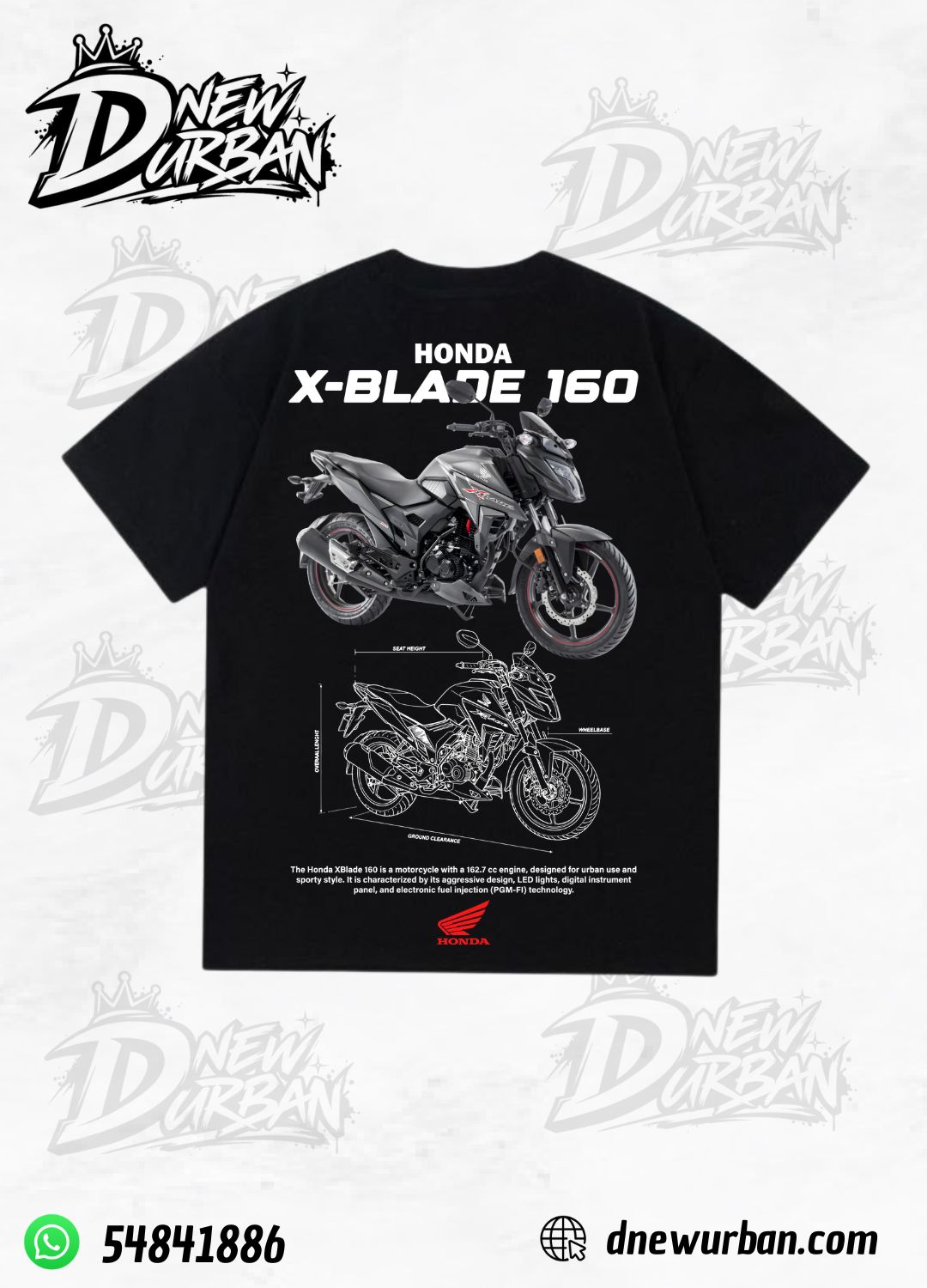Playera Honda X-BLADE 160